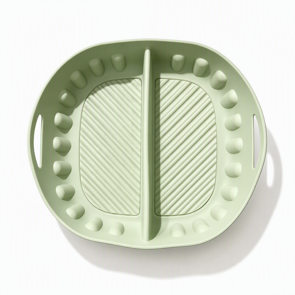 Air Fryer Silicone Liner Divided 3 Pack