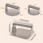 Burger Press Stainless Steel Set of 2
