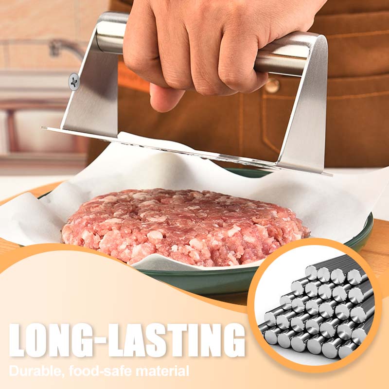 Burger Press Stainless Steel Set of 2