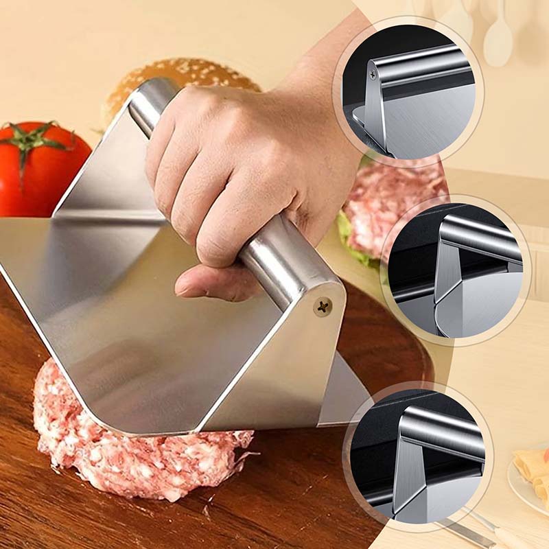 Burger Press Stainless Steel Set of 2