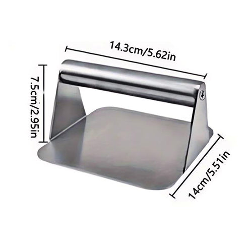 Burger Press Stainless Steel Set of 2