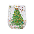 Christmas Tree Glass Tumbler 380 ml