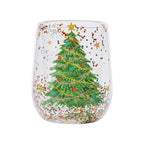 Christmas Tree Glass Tumbler 380 ml