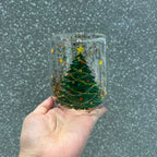 Christmas Tree Glass Tumbler 380 ml