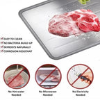 Defrosting Tray Aluminum 14.4 x 9.9 Inch