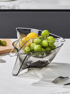 Drain Basket Bowl with Pour Spout 9.2 Inch