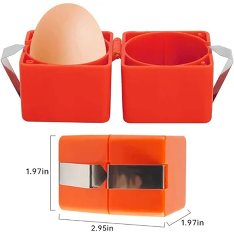 Egg Cracker Cube Set of 6 Orange