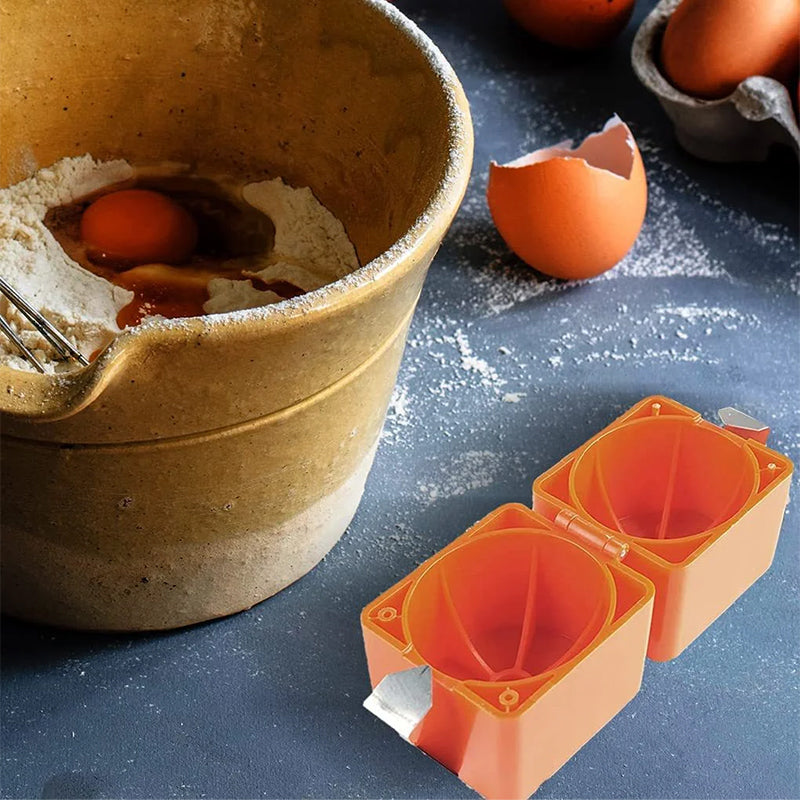 Egg Cracker Cube Set of 6 Orange