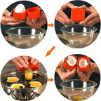 Egg Cracker Cube Set of 6 Orange
