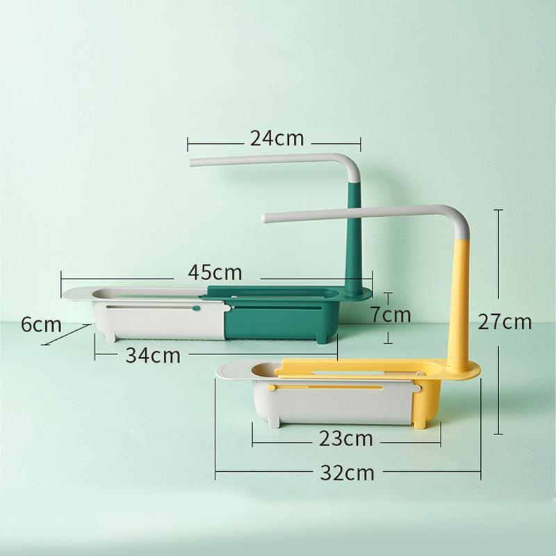 Expandable Sink Caddy with Towel Bar