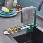 Expandable Sink Caddy with Towel Bar