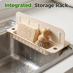 Foldable Sink Splash Guard with Suction Cups 13.9 Inch