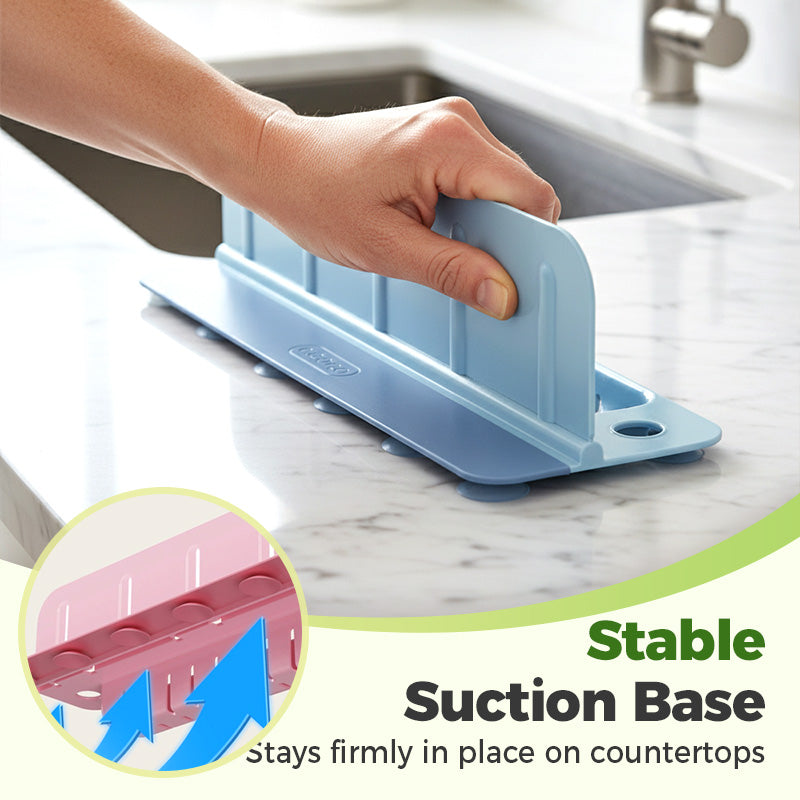Foldable Sink Splash Guard with Suction Cups 13.9 Inch