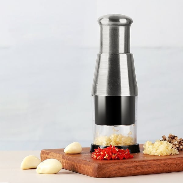 Garlic Chopper Hand Press Stainless Steel