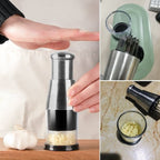 Garlic Chopper Hand Press Stainless Steel