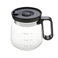 Glass Coffee Mug with Lid 16 oz