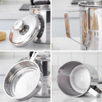 Grease Container with Strainer Stainless Steel 1.2 L
