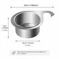 Hanging Sink Strainer Basket Stainless Steel Set of 2