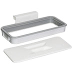 Hanging Trash Bag Holder for Cabinet Doors with Lid