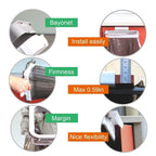 Hanging Trash Bag Holder for Cabinet Doors with Lid