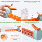 Ice Cube Trays with Lid and Press Release 6 Cubes