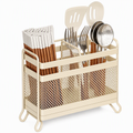 Kitchen Utensil Holder Wall Mount or Countertop with Drip Tray