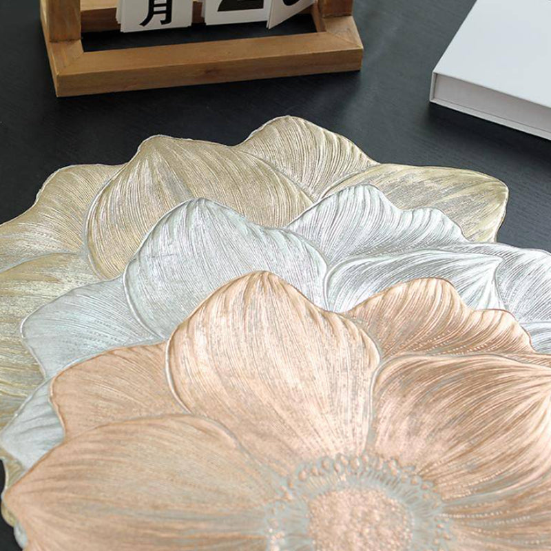 Lotus Placemats Set of 10 15 Inch Round
