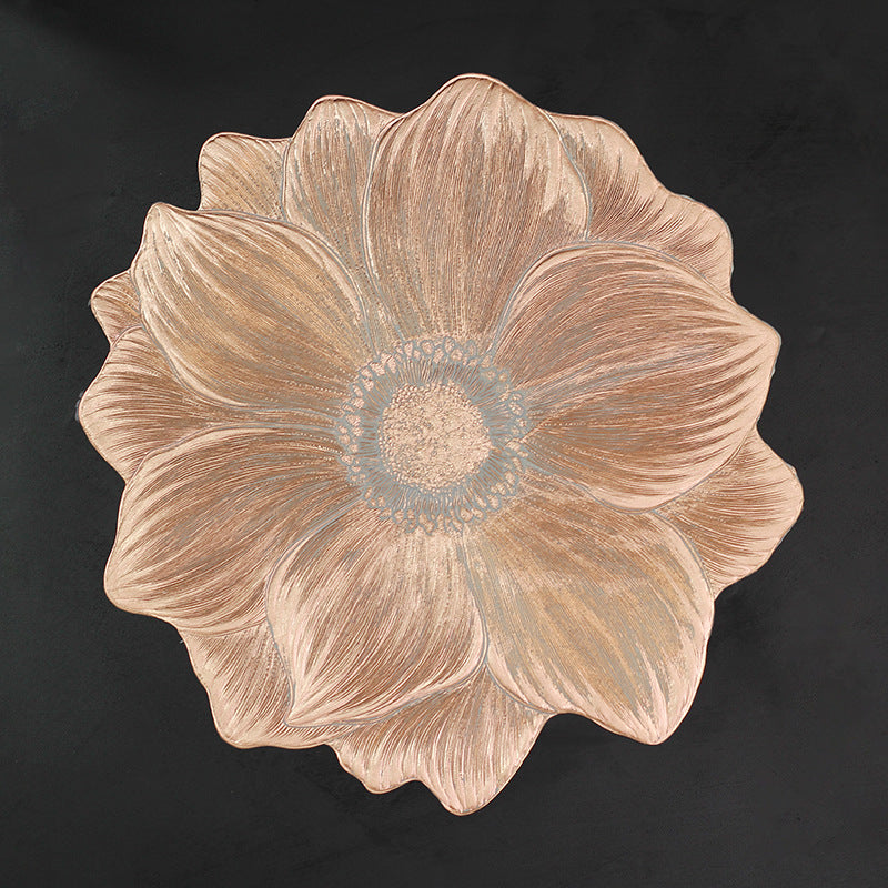 Lotus Placemats Set of 10 15 Inch Round