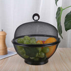 Mesh Fruit Basket with Lid 10.6 Inch