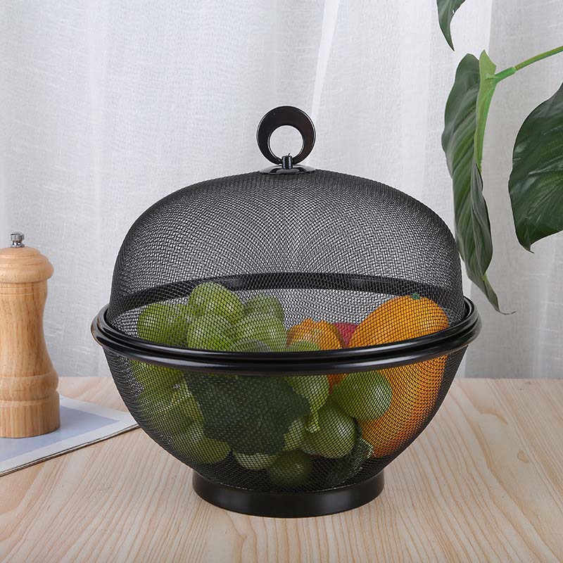 Mesh Fruit Basket with Lid 10.6 Inch