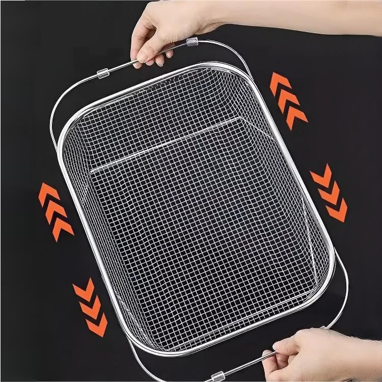 Over the Sink Dish Drying Rack Stainless Steel Mesh