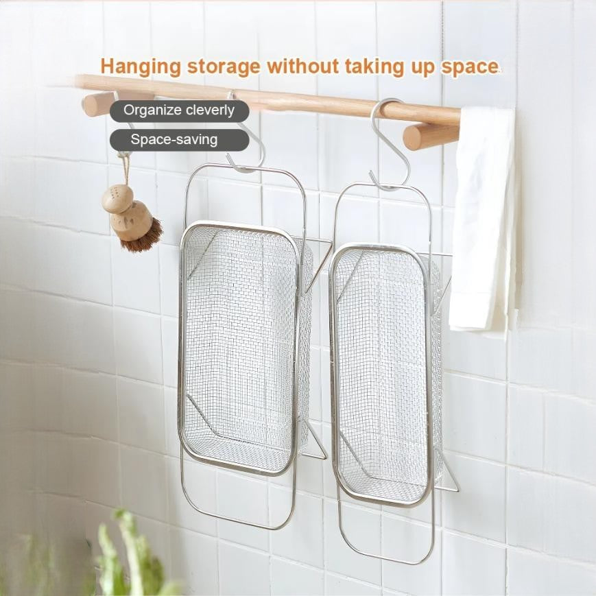 Over the Sink Dish Drying Rack Stainless Steel Mesh