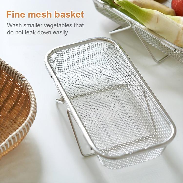 Over the Sink Dish Drying Rack Stainless Steel Mesh