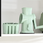 Rotary Vegetable Slicer with Interchangeable Blades
