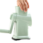 Rotary Vegetable Slicer with Interchangeable Blades