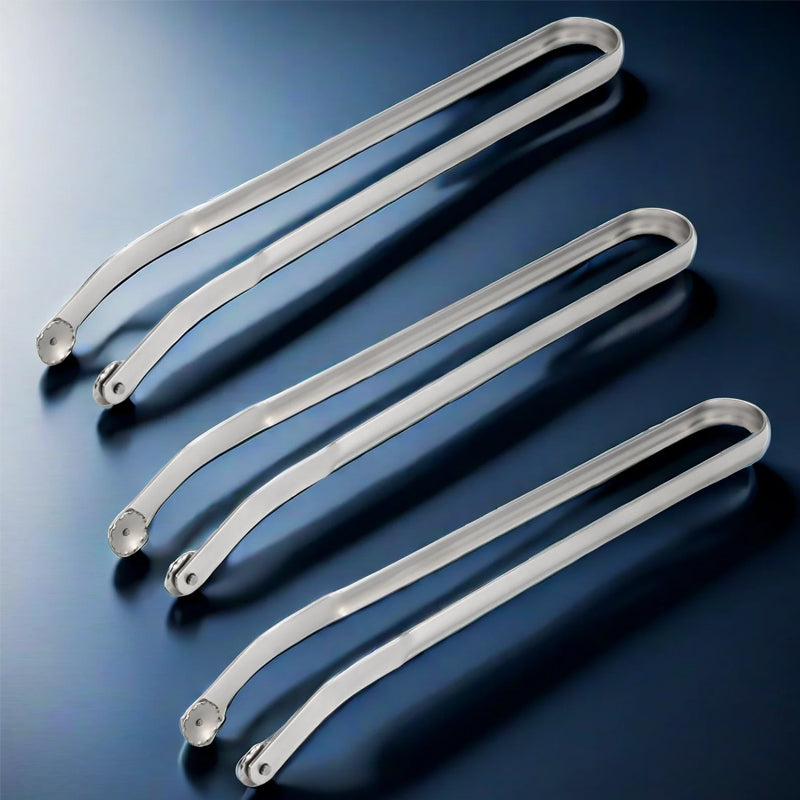Sausage Turning Tongs Stainless Steel 15 Inch Set of 3