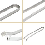 Sausage Turning Tongs Stainless Steel 15 Inch Set of 3
