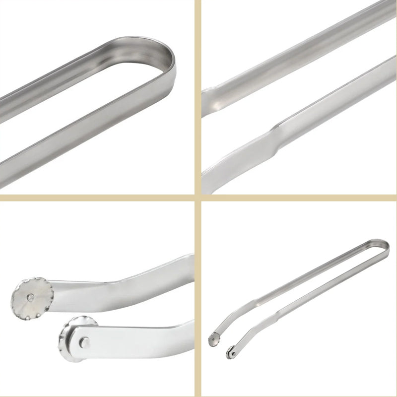 Sausage Turning Tongs Stainless Steel 15 Inch Set of 3