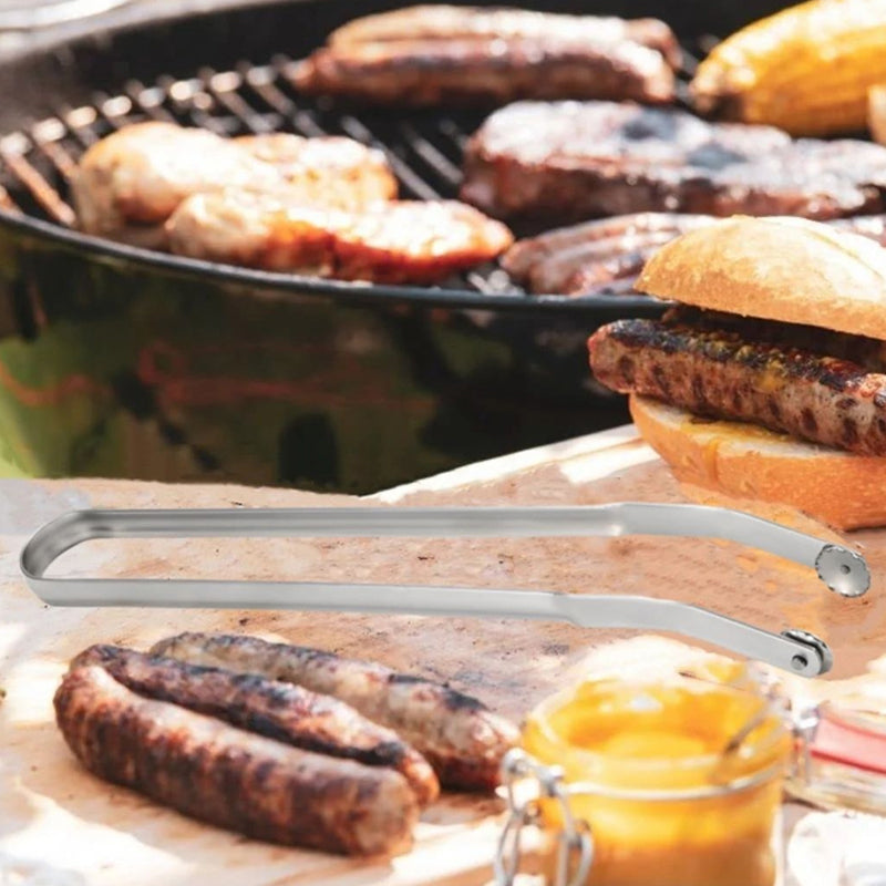 Sausage Turning Tongs Stainless Steel 15 Inch Set of 3