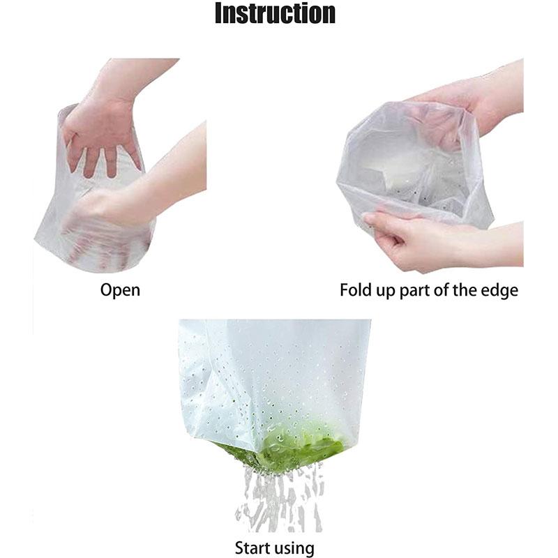 Sink Drain Strainer Bags 30 Pack