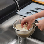 Stainless Steel Strainer Basket with Handle Fine or Coarse Mesh