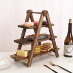 Wooden Serving Tray Stand 3 Tier